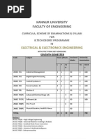 KANNUR UNIVERSITY BTech.S7 EE Syllabus 