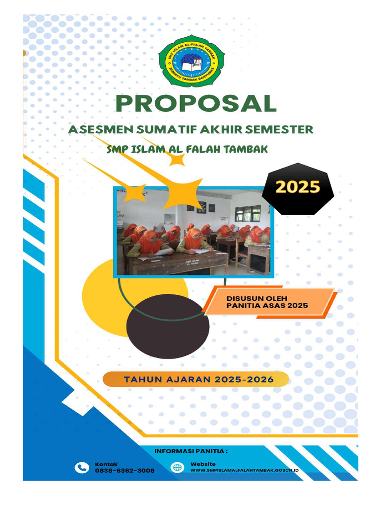 Proposal ASAS SMP Islam 2025/2026 | PDF