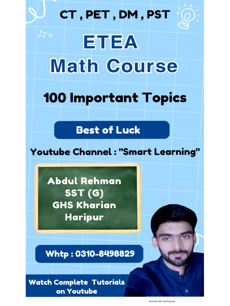Math Course (4-10) Smart Learning | PDF
