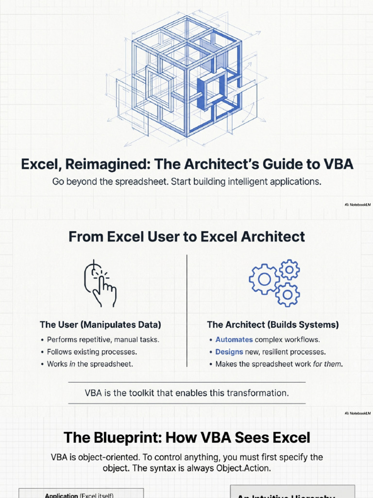 Excel Architect The VBA Blueprint | PDF