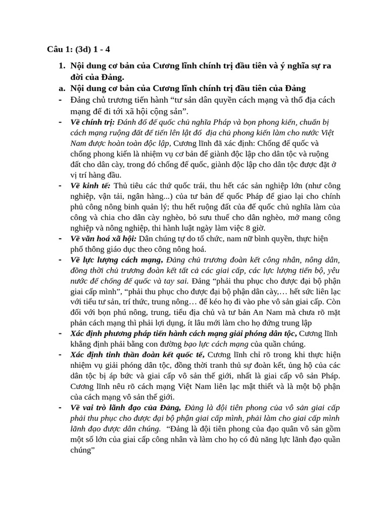 LSD Cuối kỳ | PDF