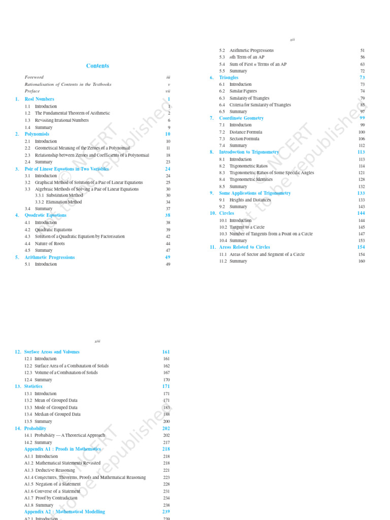 Comprehensive Math Concepts Guide | PDF | Trigonometry | Equations
