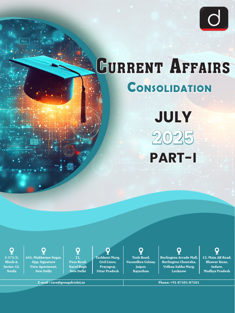 Current Affairs July 2025 Overview | PDF | Refugee | United Nations ...