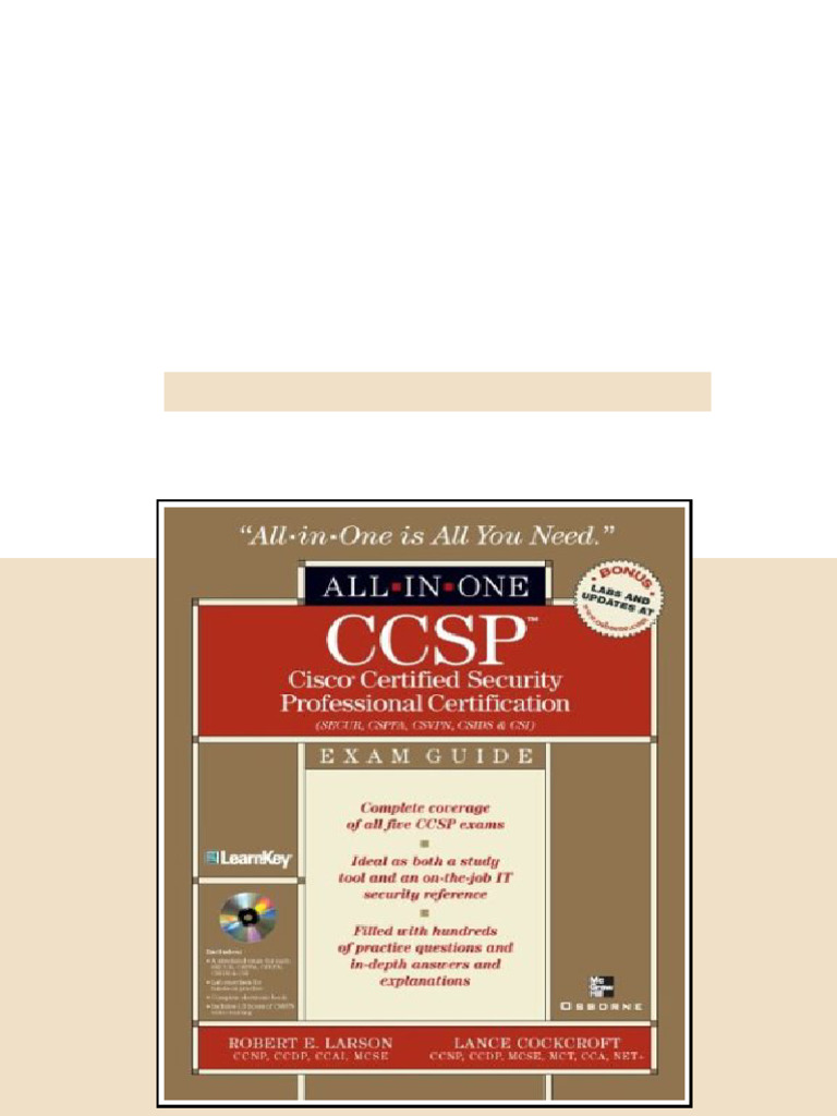 (Ebook) CCSP Cisco Certified Security Professional Certification All-in ...