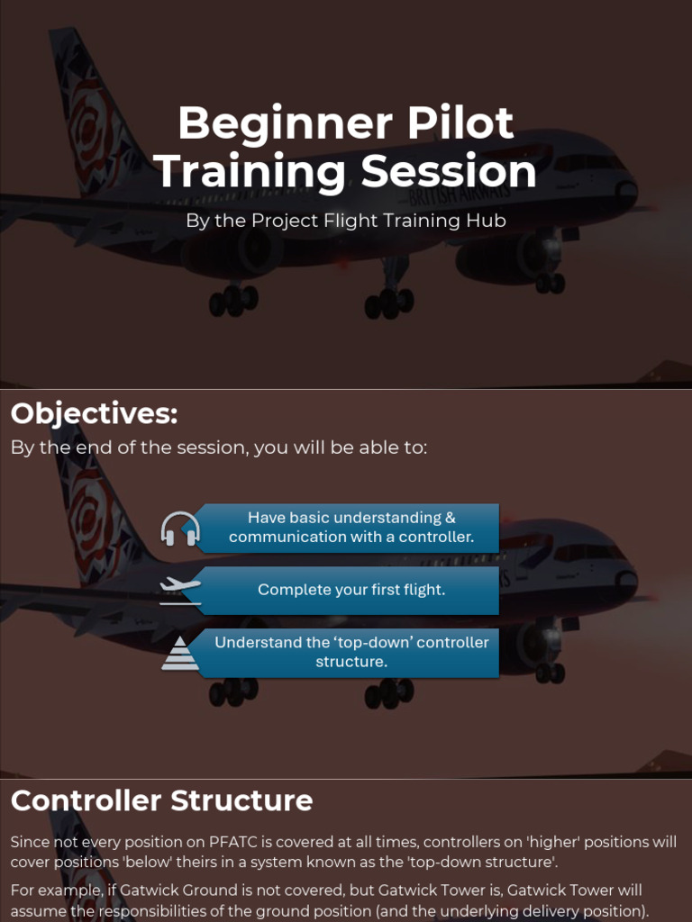 Beginner Pilot ATC Communication Guide | PDF | Aviation | Airliner