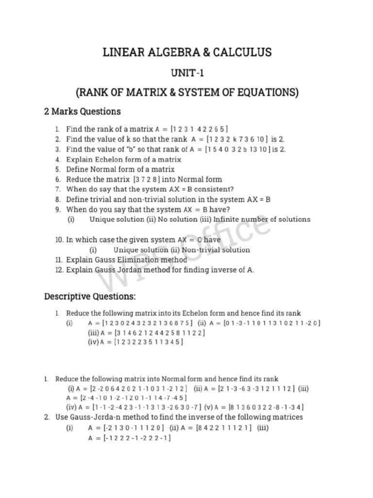 Maths QB | PDF