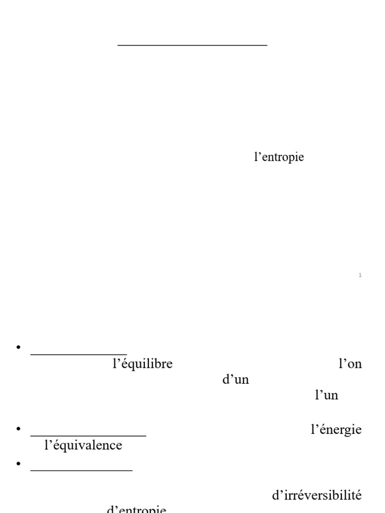 Concepts clés de la thermodynamique | PDF | Chaleur | Thermodynamique