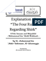 Explanation of the 4 Rules Regarding Shirk - Shaykh Ibn Abdul Wahab