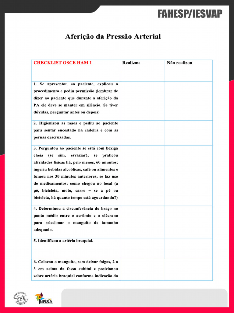 Checklist PA | PDF