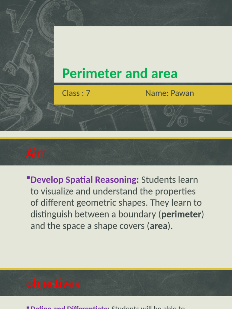 Perimeter and Area | PDF
