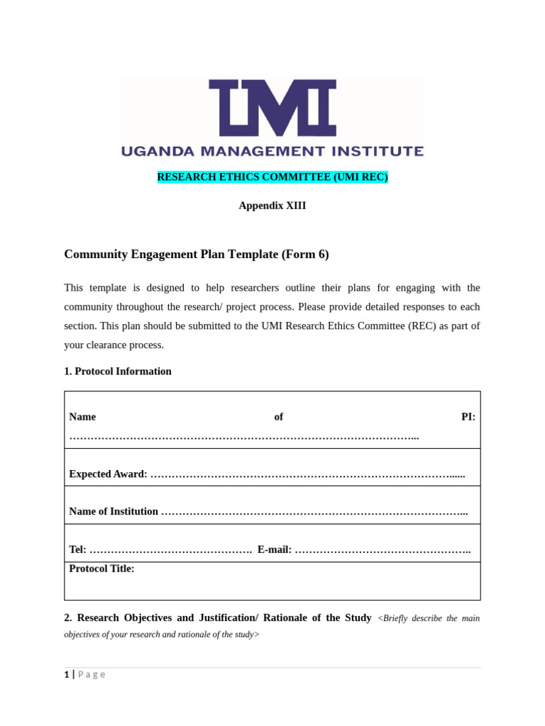 Community Engagement Plan Template | PDF | Chess Openings | Chess