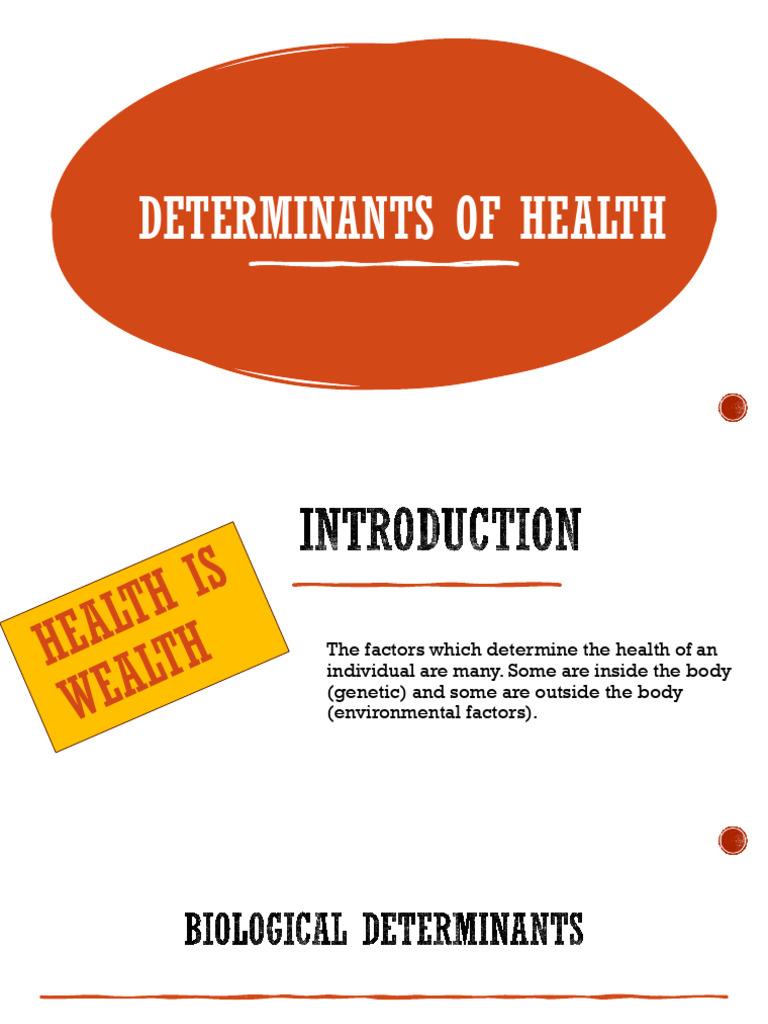 Key Determinants of Health Explained | PDF | Genetics | Health Care