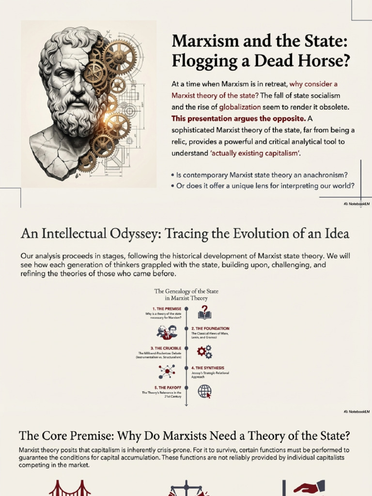 Marxist State Theory An Intellectual Odyssey | PDF