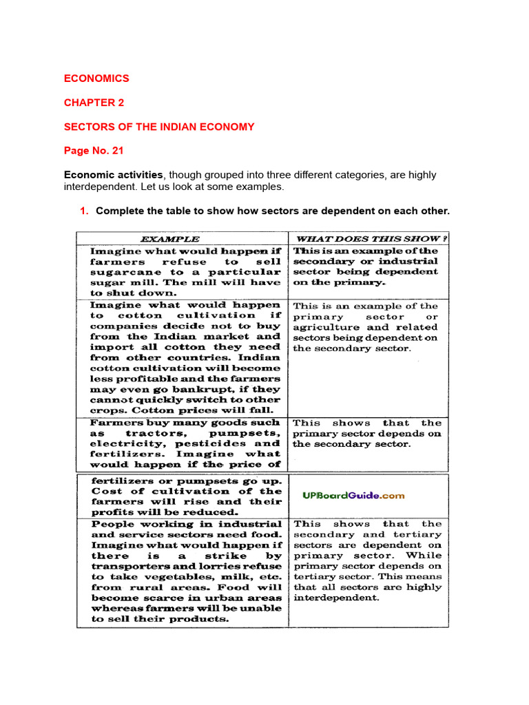 Sectors of the Indian Economy Explained | PDF | Salary | Employment