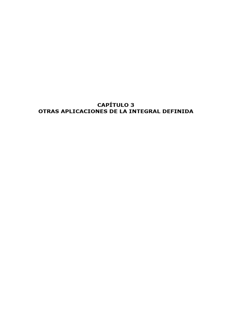 Captulo 3 Otras Aplicaciones de La Integral Definida (1) | PDF ...