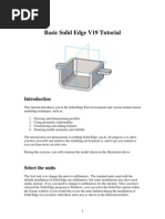 Basic Solid Edge V19 Tutorial