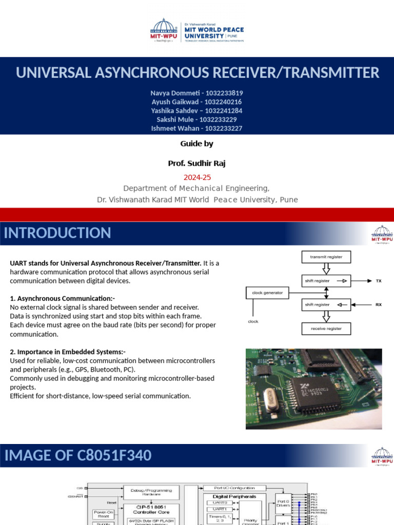 Understanding UART in Embedded Systems | PDF | Computer Engineering ...
