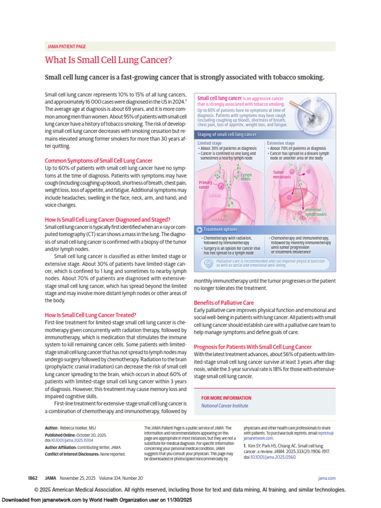 Understanding Small Cell Lung Cancer | PDF | Lung Cancer | Cancer