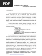 LETRAMENTO E ESCOLARIZAÇÃO