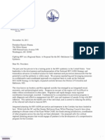 Letter to Obama from Gray and O'Malley on Regional HIV Coordination