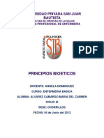 Monografia de Principios Bioeticos Basica