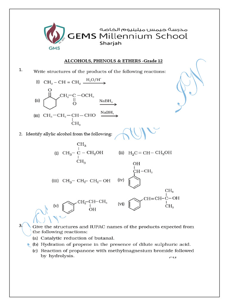 Intext Questions - Organic Chemistry - Alcohols, Phenols and Ethers | PDF
