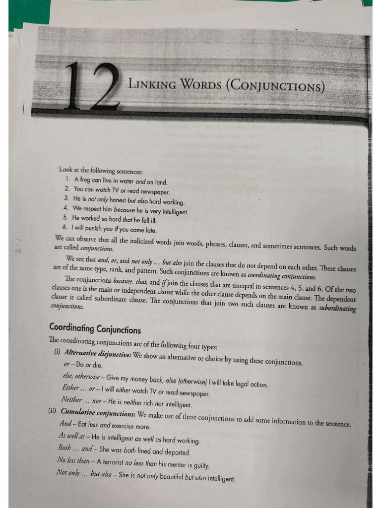 Conjunctions 5 | PDF