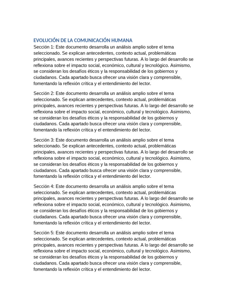 Análisis de la Comunicación Humana | PDF