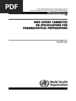 WHO TRS 986: Pharmaceutical Standards | PDF | Specification (Technical ...