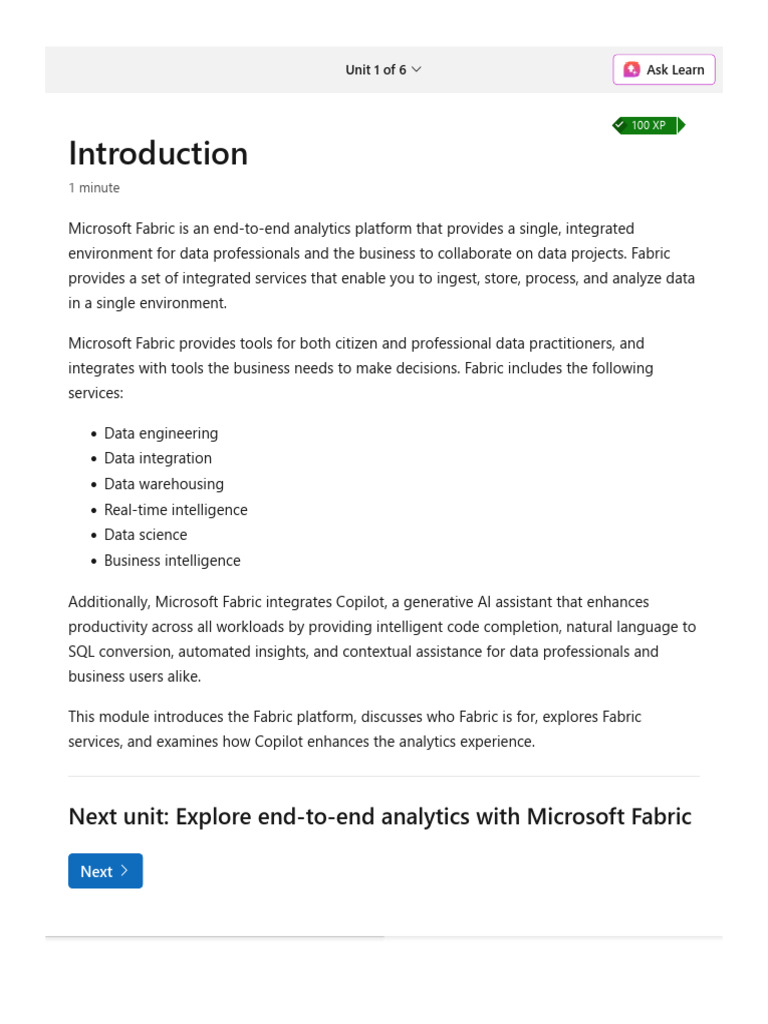 Microsoft Fabric: Unified Analytics Platform | PDF | Microsoft Azure ...