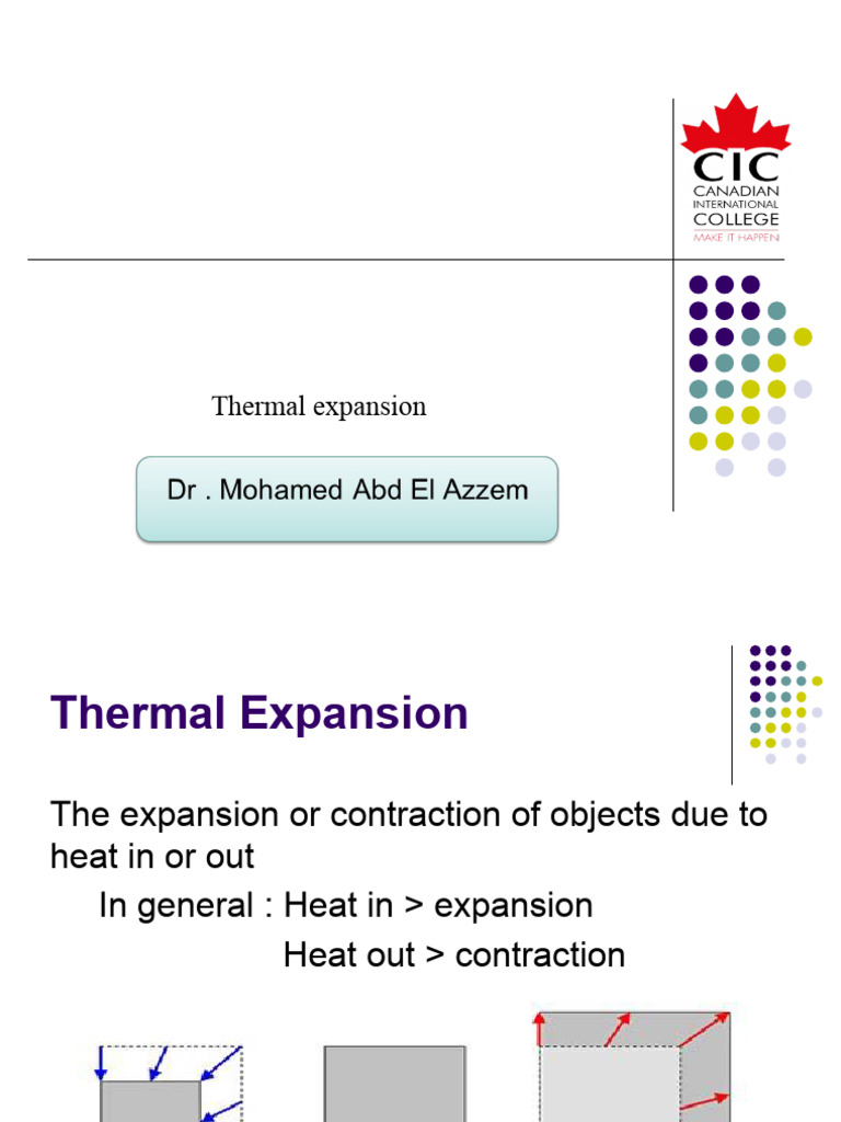 Understanding Thermal Expansion and Stress | PDF