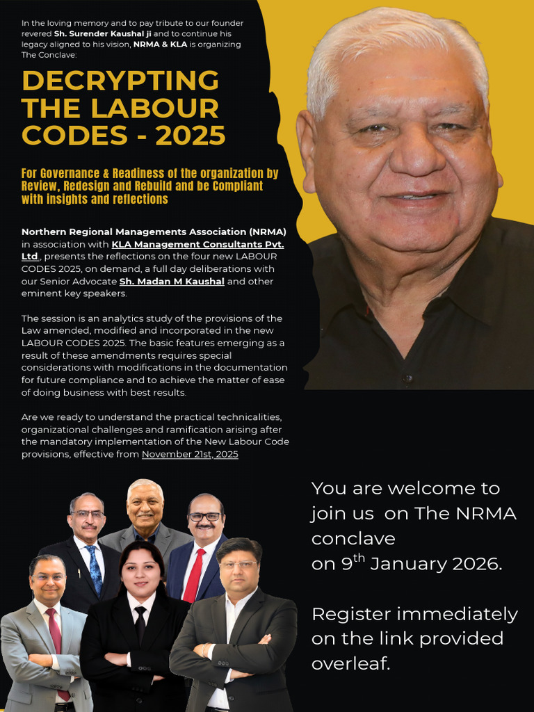 Decrypting The Labour Codes - 2025 | PDF | Business