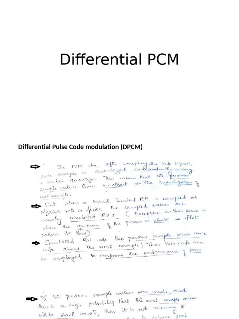 Lec 7 - DC - DPCM | PDF