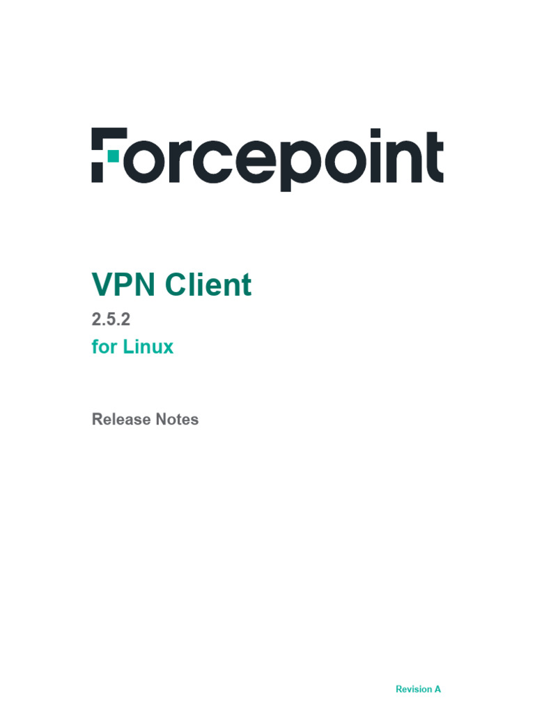 Forcepoint VPN Client 2.5.2 for Linux | PDF | Virtual Private Network ...