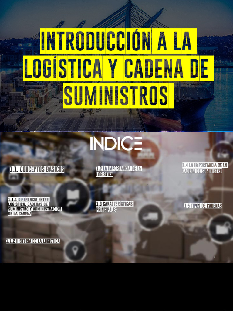 Introducción a la logística y Cadena de suministros parte 3 | PDF ...