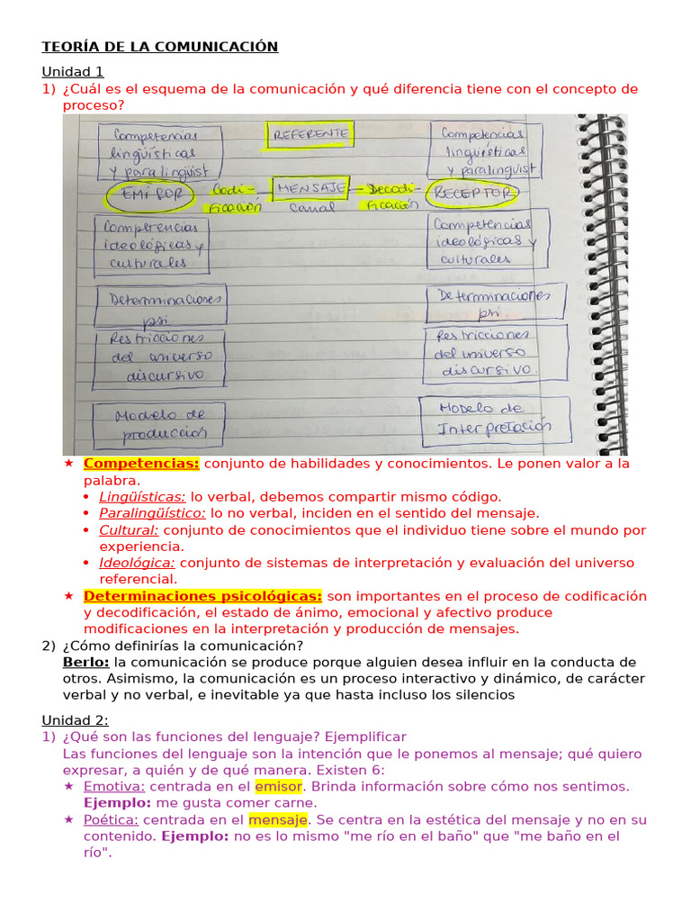 Teoría de la Comunicación: Conceptos Clave | PDF | Comunicación | Sociedad