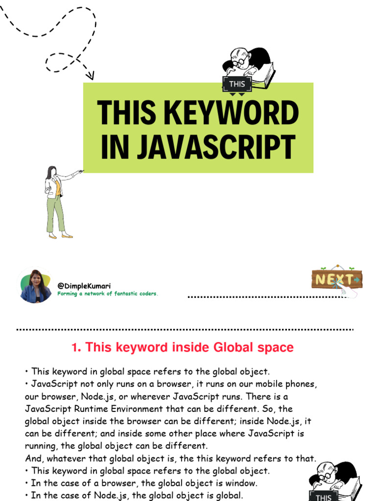 Understanding 'this' in JavaScript | PDF | Java Script | Scope ...