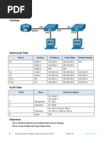 Configure Router-on-a-Stick Lab 4.2.7 | PDF | Router (Computing ...