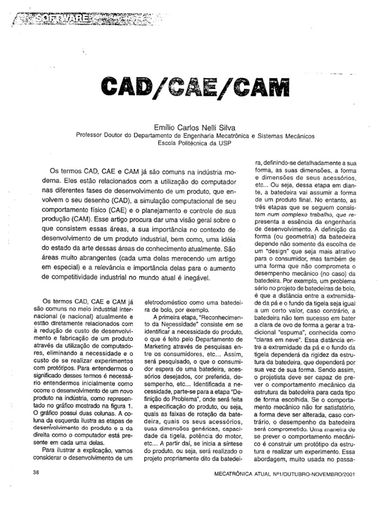 Cad Cam Cae | PDF