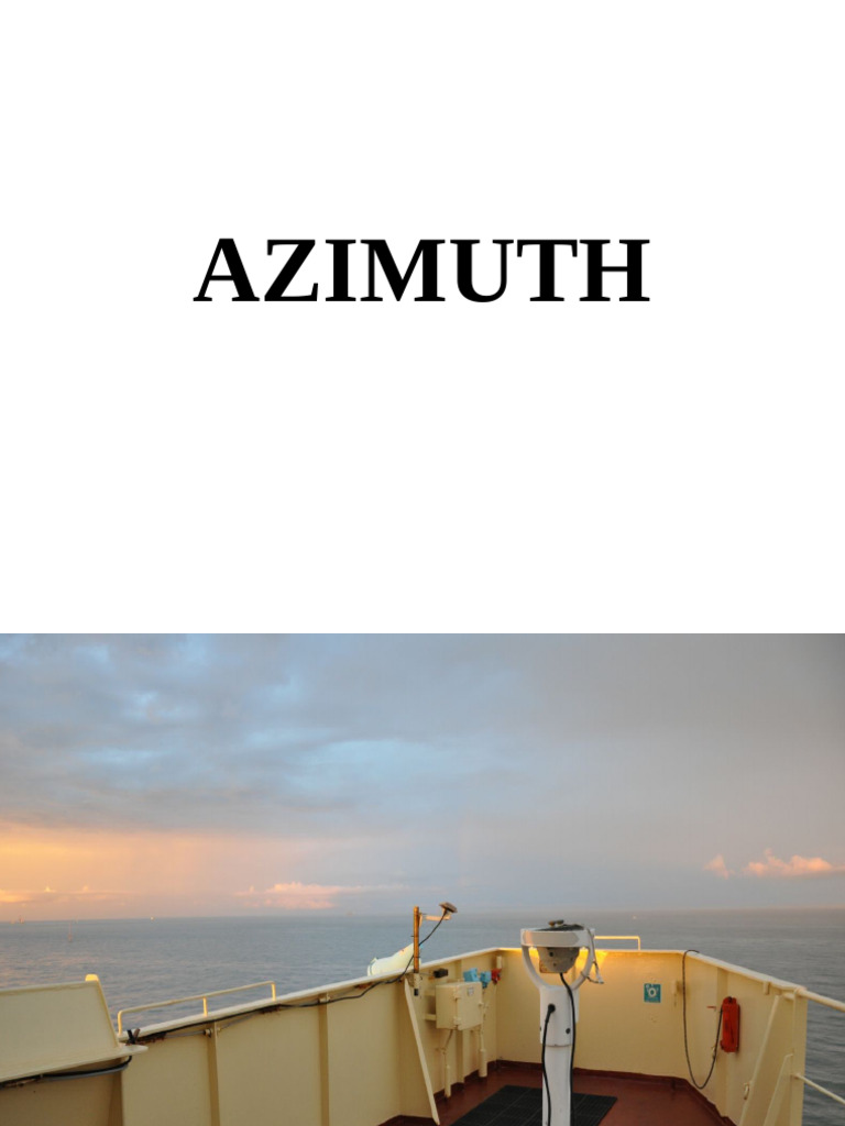 Azimuth | PDF