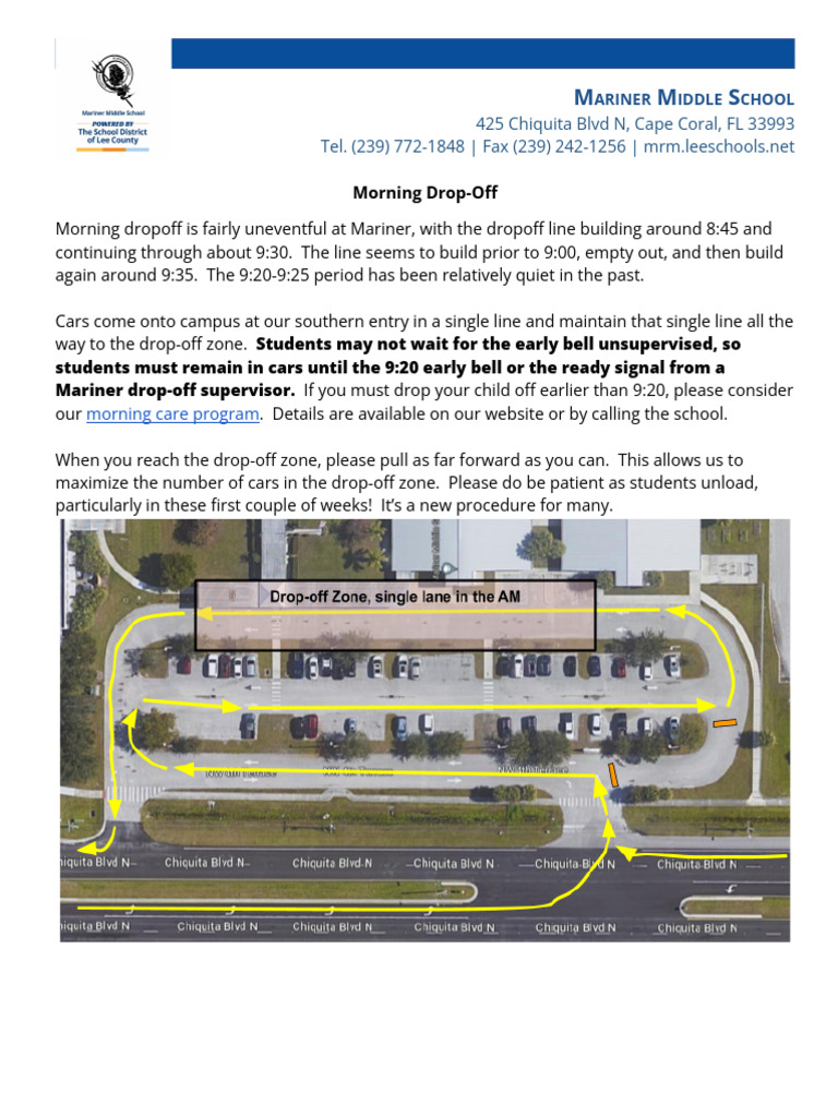 AM - PM Car Rider Procedures 2025-2026 | PDF | Road Transport | Land ...