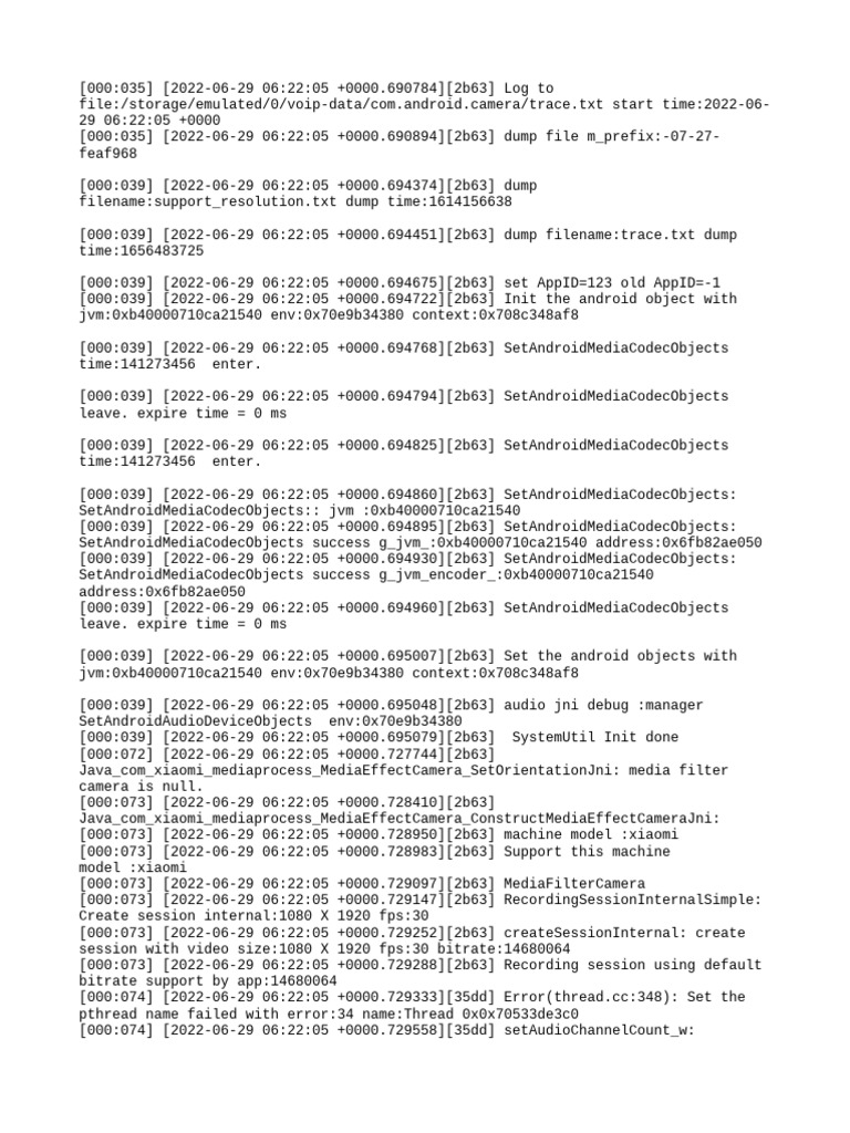 Android Media Codec Initialization Log | PDF | Shader | Computing
