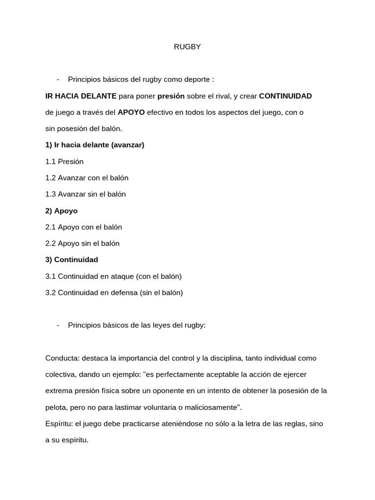 Rugby | PDF