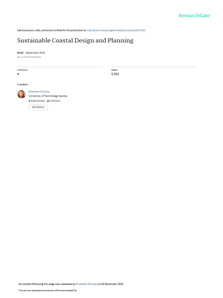 Sustainable Coastal Design Strategies | PDF | Coast | Sea