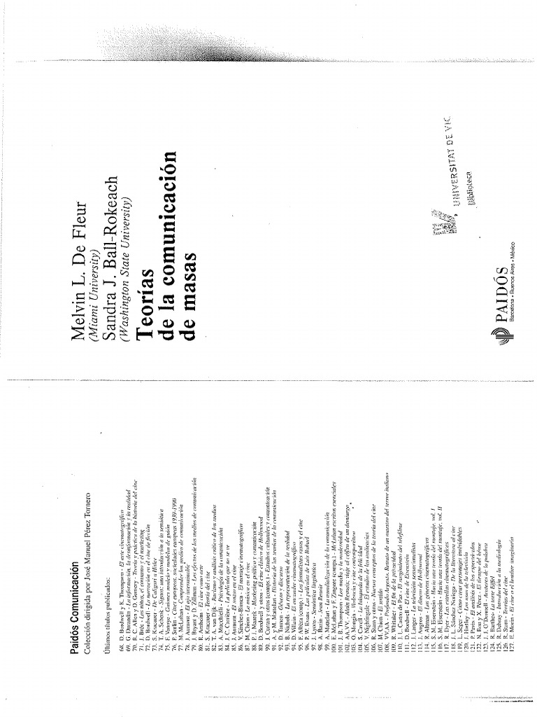 de Fleur Ball-Rokeach | PDF