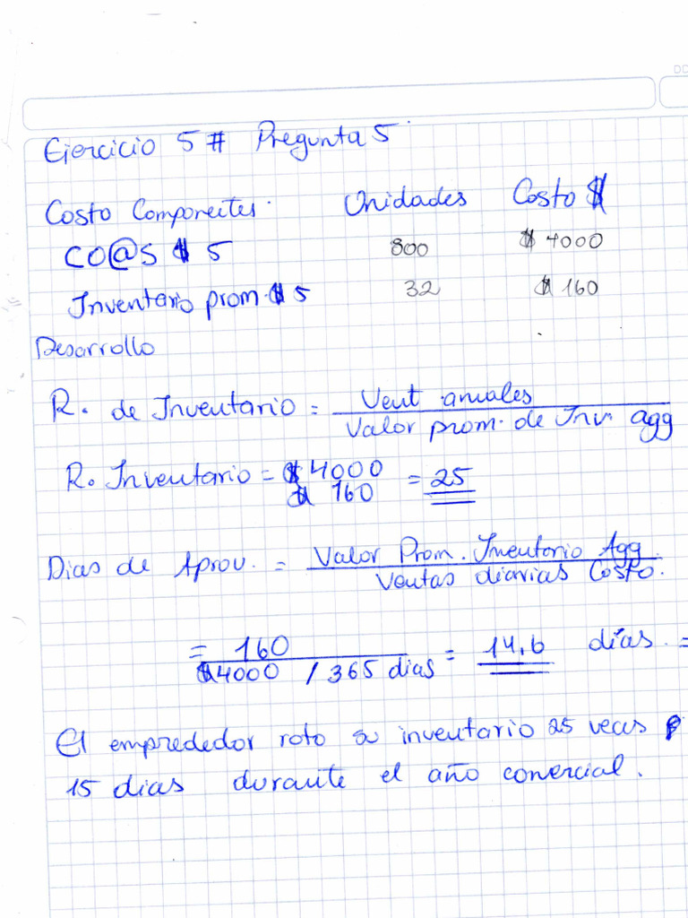 Ejercicio 5 | PDF