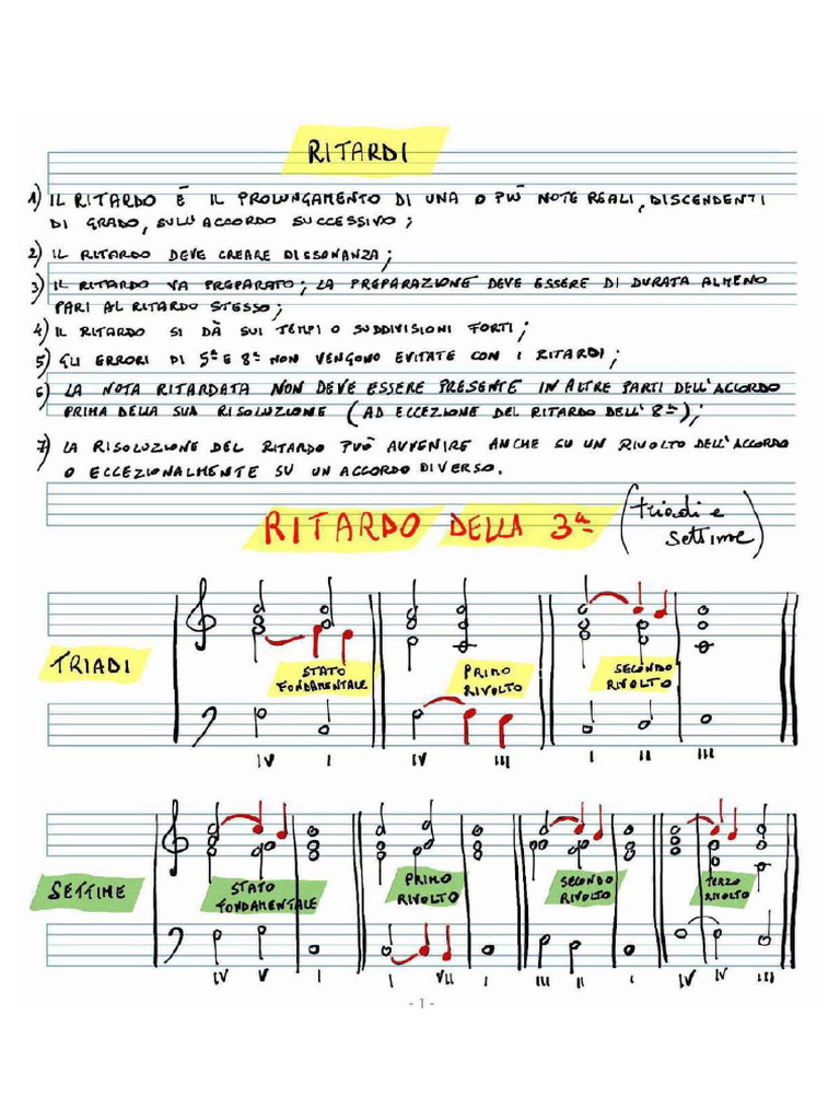 Ritardi | PDF