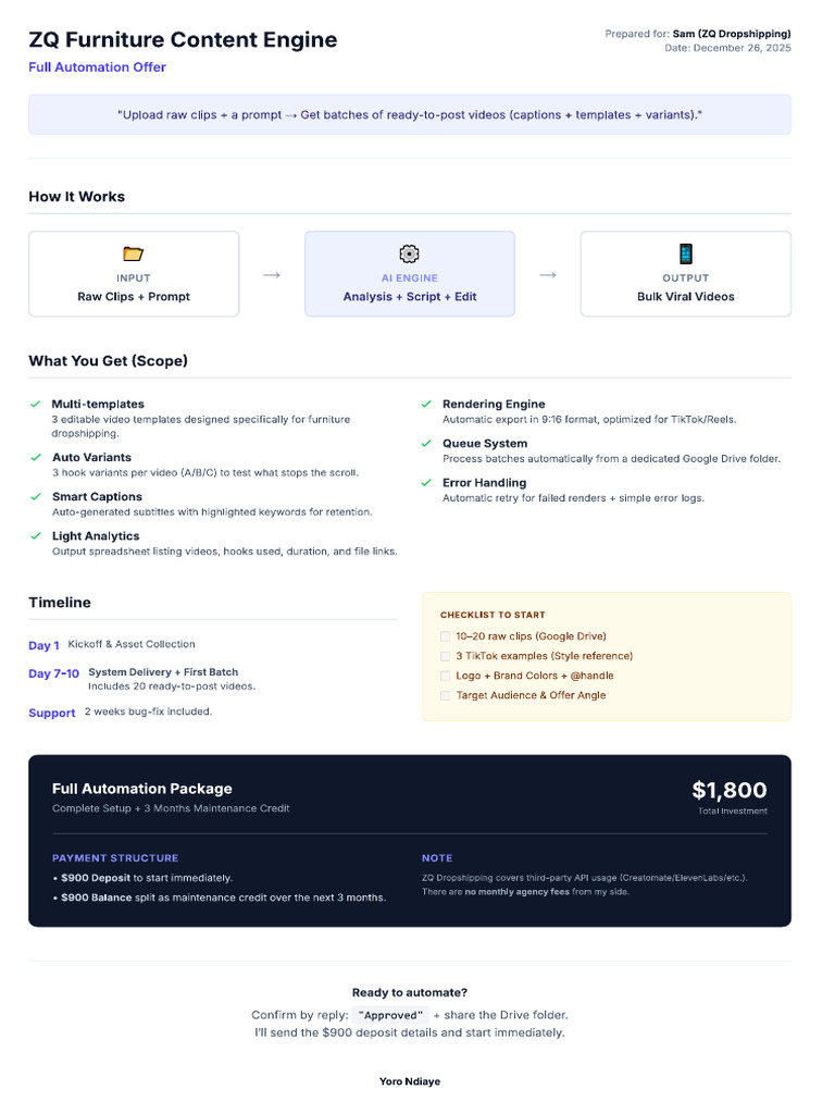 Full Automation Offer | PDF