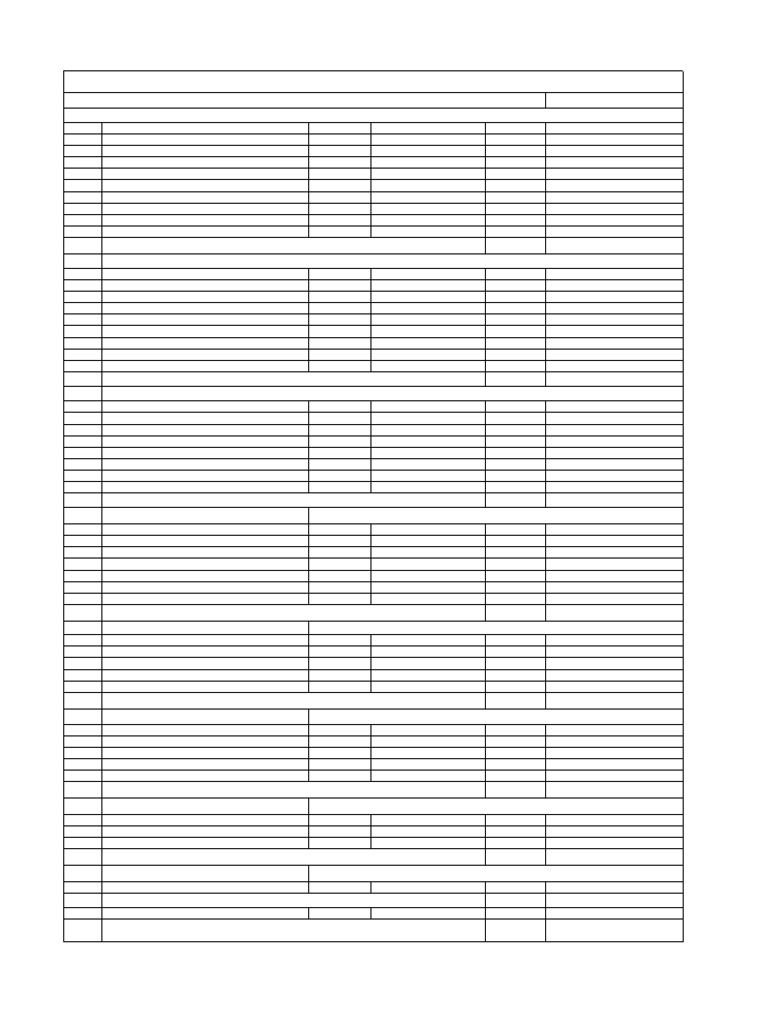 All Department Load Sheet Ejm 12 | PDF
