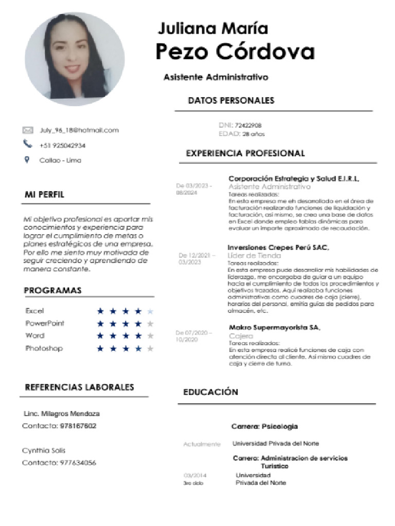 CV Formato | PDF